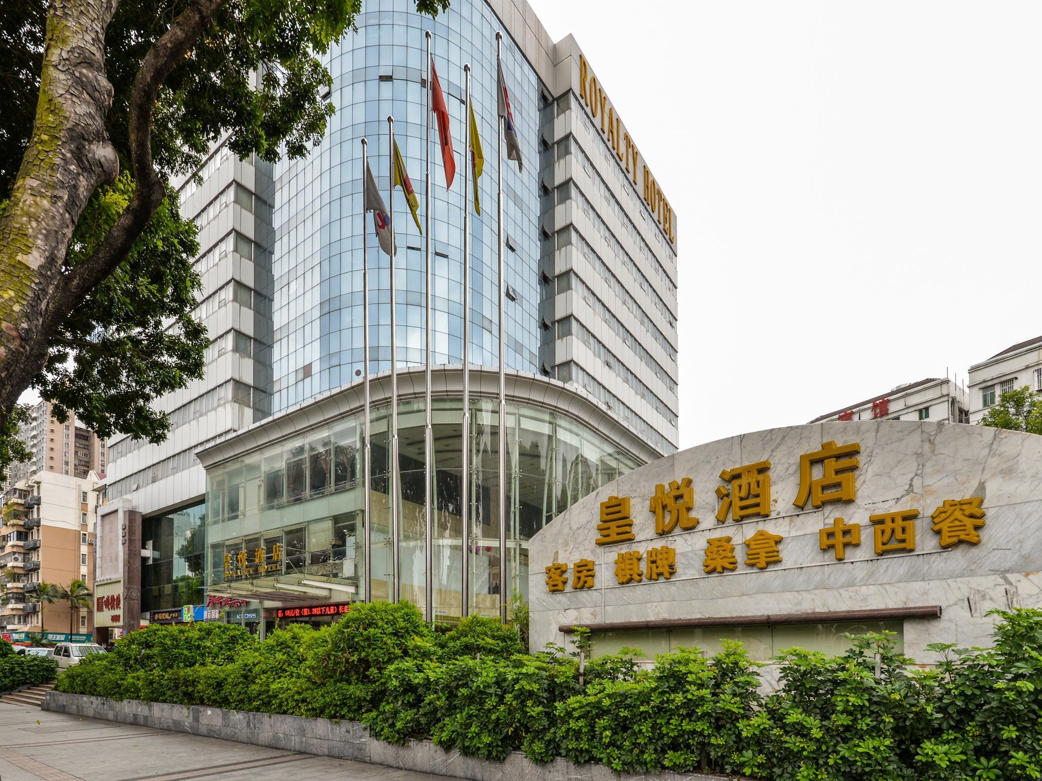 Royalty Hotel Shenzhen Exterior foto